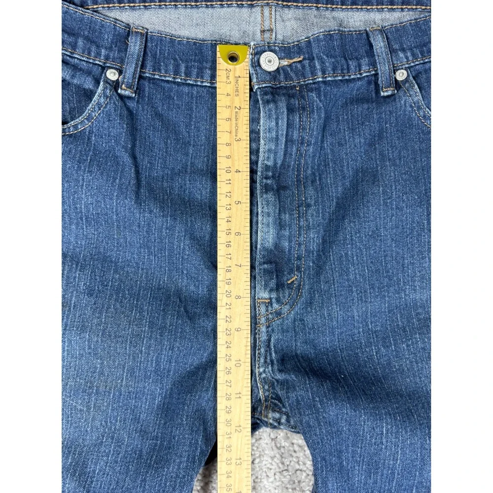 Levis 559 Relaxed Straight Jeans Mens 42x30 Blue Medium Wash Stretch‎ 00559-0325